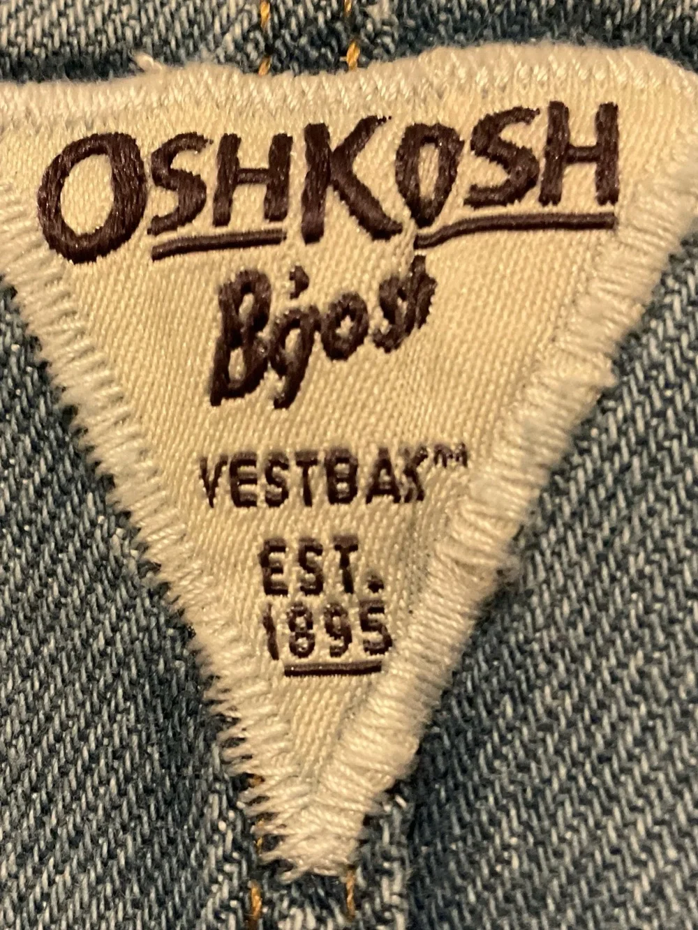 OshKosh B'gosh Light Blue Distressed Denim Overalls